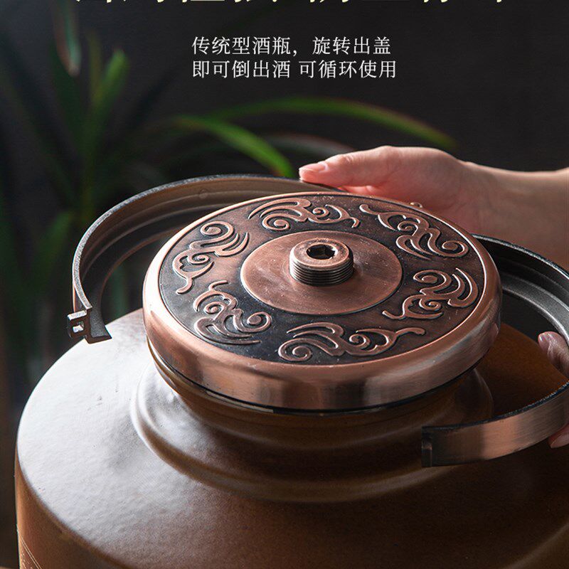 景德镇陶瓷酒坛子5/10/20/30/50斤酒瓶家用洞藏窖藏密封泡酒缸罐
