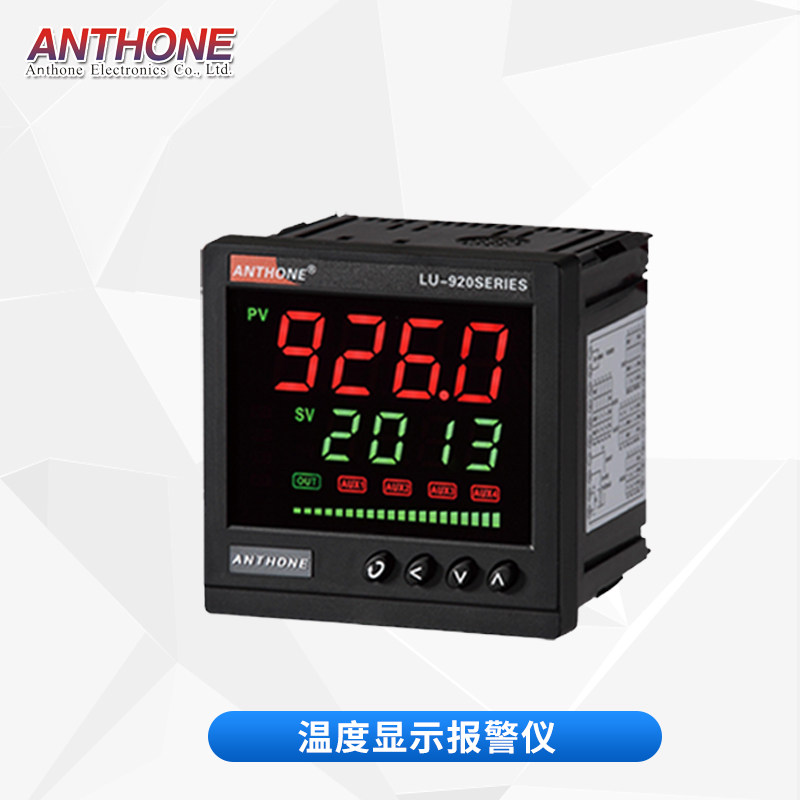 温度显示报警器温控器PT100热电阻K热电偶温控开关温度报警器