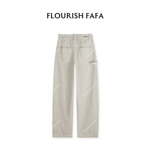 FLOURISH FAFA【海弯】无弹夏季工装款九分弯刀牛