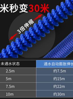 洗车水枪头高压自来水增压喷头强力冲洗地面家用新型伸缩水管软管