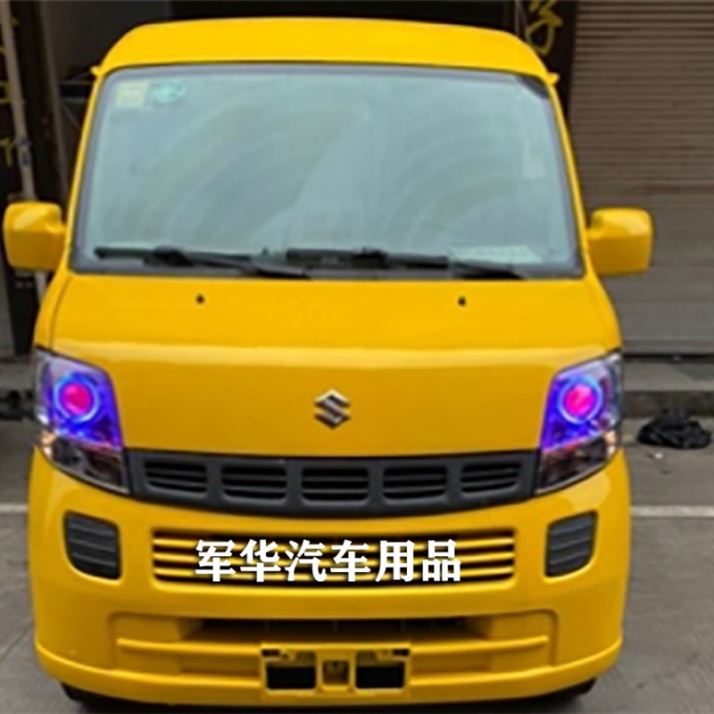 适用于铃木浪迪大灯总成改激光透镜矩阵LED大灯天使恶魔眼日行灯