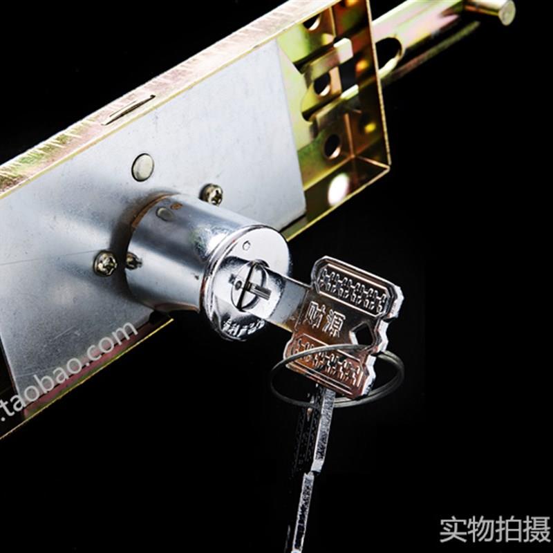 卷帘门防撬地勾锁芯 原厂地钩锁芯 尺寸通用财源奥德7451铁狗黑狗