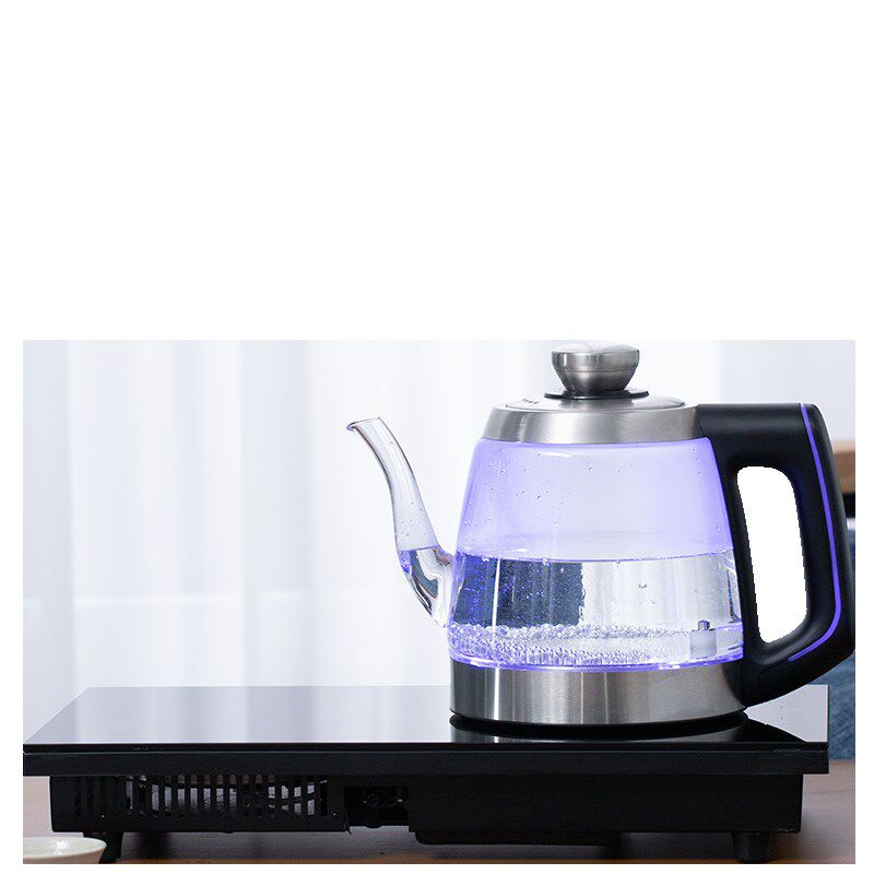 电陶炉电热水壶自动底部上水抽水嵌入式茶盘茶台桌铁壶玻璃壶茶炉