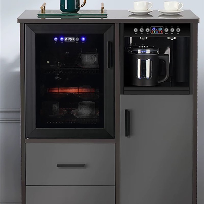 25新款家用商用全自动实木茶吧机客厅茶水一体柜奶瓶消毒柜餐边柜