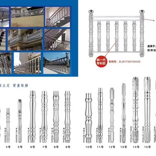 304水涨不锈钢罗马柱肥仔柱楼梯阳台围栏立柱护栏柱子隔离栅栏柱