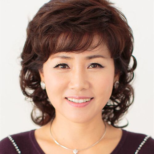 斜刘海发顶卷发片头顶遮白发补发块短卷发真人发丝假发片送妈妈