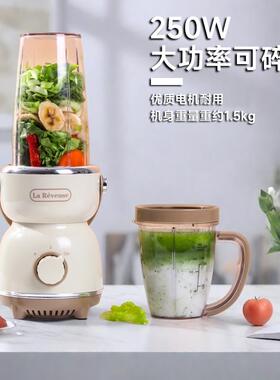 乐凡思榨汁机小型家用便携式破壁流食果汁多功能炸果汁料理搅拌机