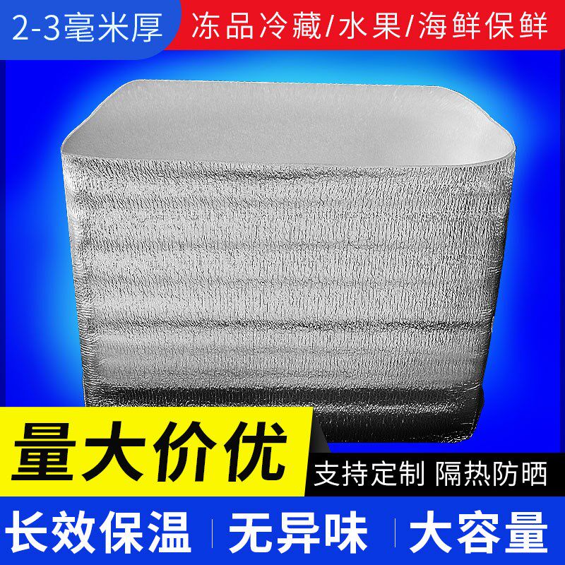 大闸蟹冷冻食品冷藏螃蟹海参快递生鲜水产保鲜冰块恒温夏季保温袋