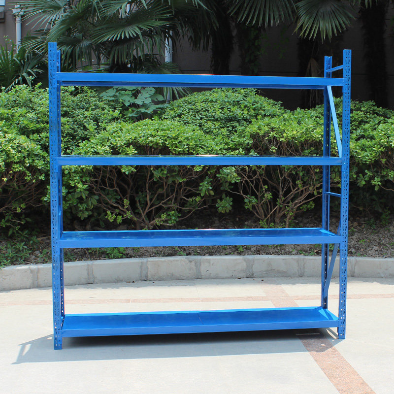 轻型货架仓储仓库储藏架铁架子金属五金家用中型置物展示架包邮