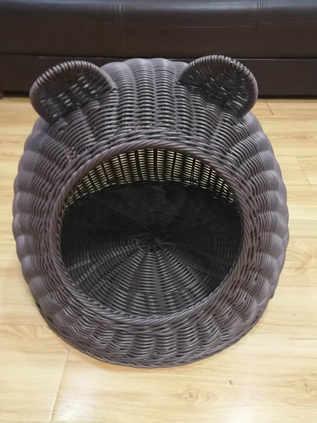 猫窝夏季封闭式四季通用创意网红藤编小奶猫垫子造型猫床猫咪用品