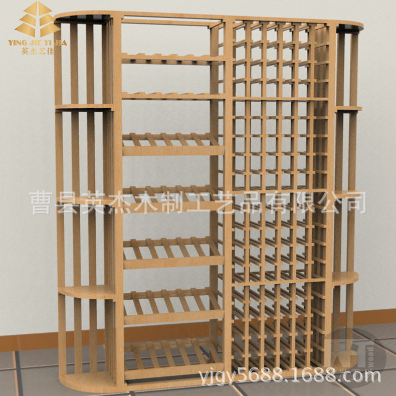 红酒展示柜酒窖组合红酒架大型酒具储藏收纳柜木质收纳木架子欧式图片