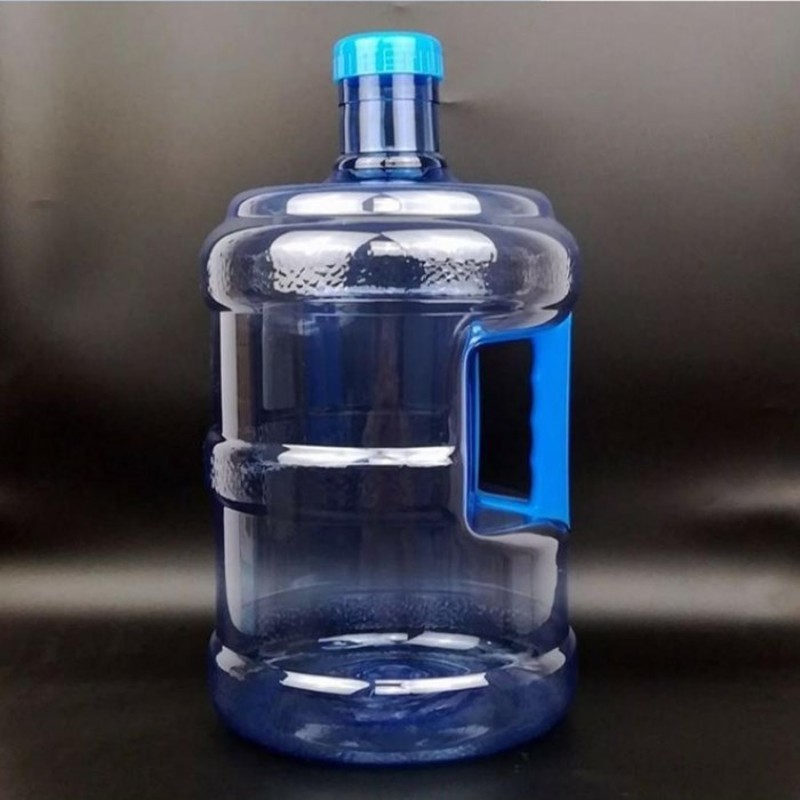 纯净水桶提手把桶装水桶带盖饮水机水桶家用小桶手提塑料打水桶纯图片