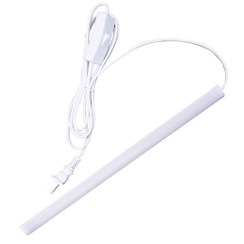 220V LED长条灯 可调灯条镜前暖黄光 学生宿舍适用加开关硬灯条