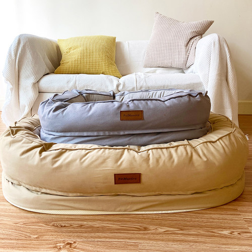 法斗狗窝巴哥狗窝深度睡眠狗窝中小型狗垫巴哥法斗狗窝保暖可拆洗