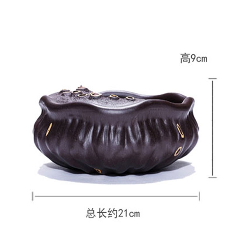 宜兴手工紫砂莲蓬水洗洗茶碗洗水洗器皿茶道配件活动莲子茶洗茶具