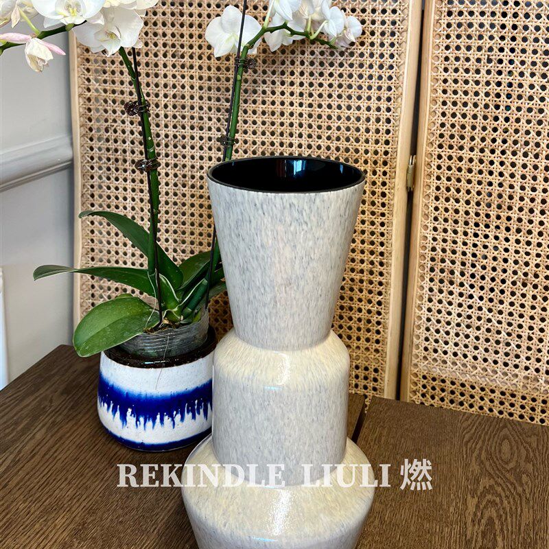 中古花瓶琉璃北欧艺术时尚特殊造型风格家居摆饰