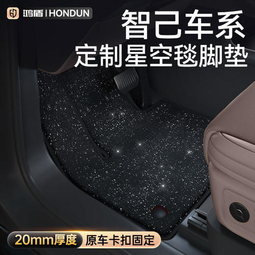 适用智己LS6/LS9/L6/LS7/L7脚垫星空地毯新款车内改装饰配件用品