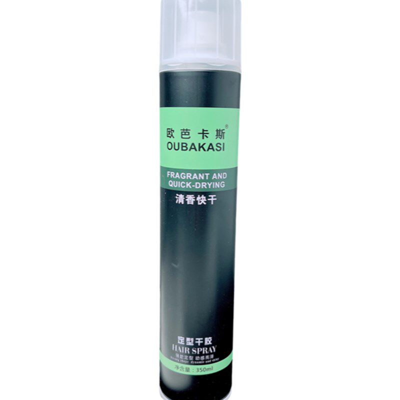 欧芭卡斯发胶喷雾定型男女干胶清香头发造型持久强力特硬发蜡留香