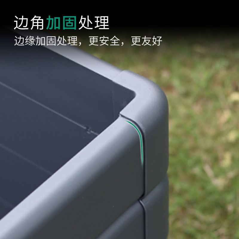 户外铝合金花箱组合售楼部别墅楼盘室外围栏花槽成品长方形花坛