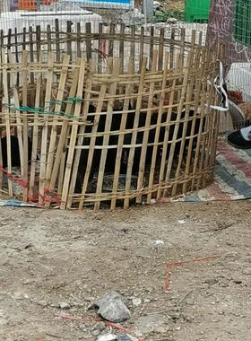 鸡笼鸭笼养殖笼竹子竹编手工摆摊鸡圈鸭子围栏养鸭笼子家用护栏