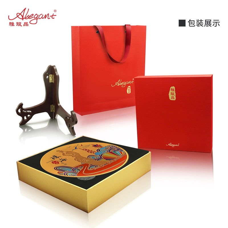 雅琅晶珠海城市纪念品摆件新房子乔迁礼物办公室装饰高端工艺品