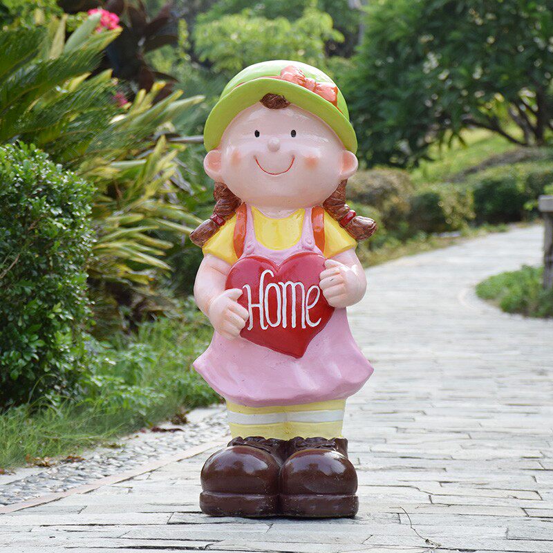 幼儿园卡通人物小孩雕塑商场美陈店门口迎宾摆件园林景观装饰小品