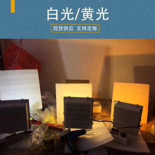 LED投光灯宽压110v防水泛光灯大功率黑金刚户外投射灯
