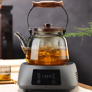 新款电陶炉铁壶煮茶炉小型静音茶炉家用电热炉围炉智能电磁炉洛洋