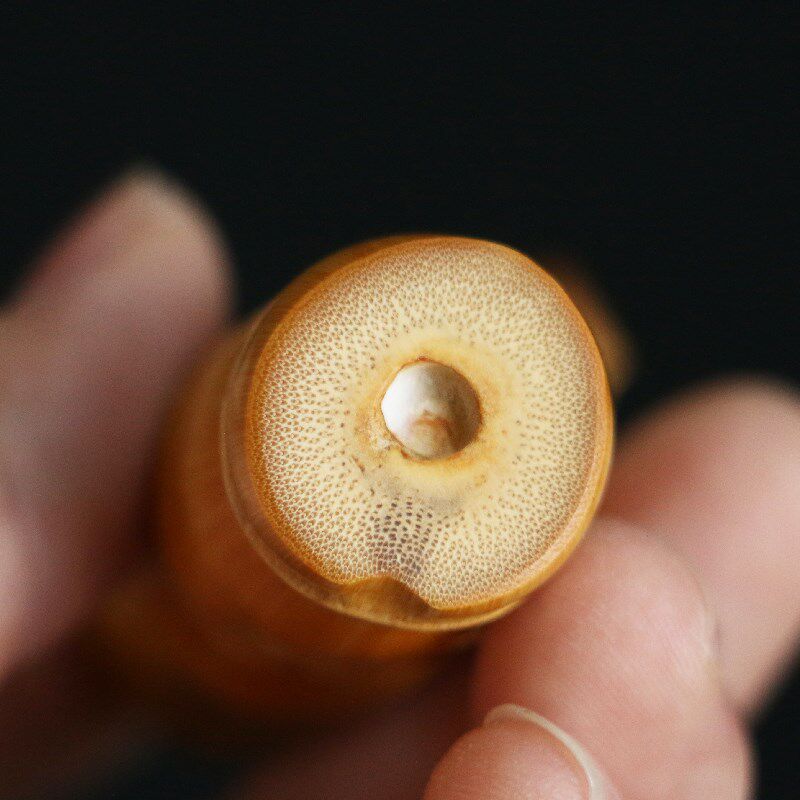 一物一拍精选罗汉竹纯手工去皮7000目精磨保留竹节打磨竹把件把玩