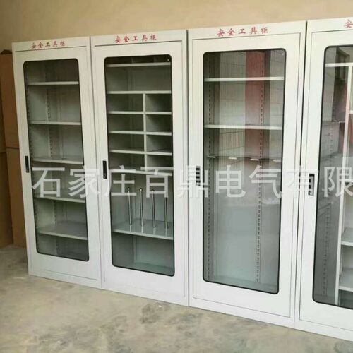 冷轧钢板喷塑钢化玻璃工具柜