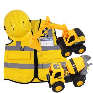 六一儿童工程师修理工服装男童拧螺丝工具箱玩具幼儿园职业体验服