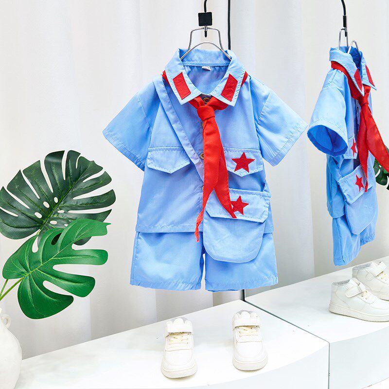 儿童小红军演出服八路军装六一衣服闪闪红星幼儿小学生合唱表演服