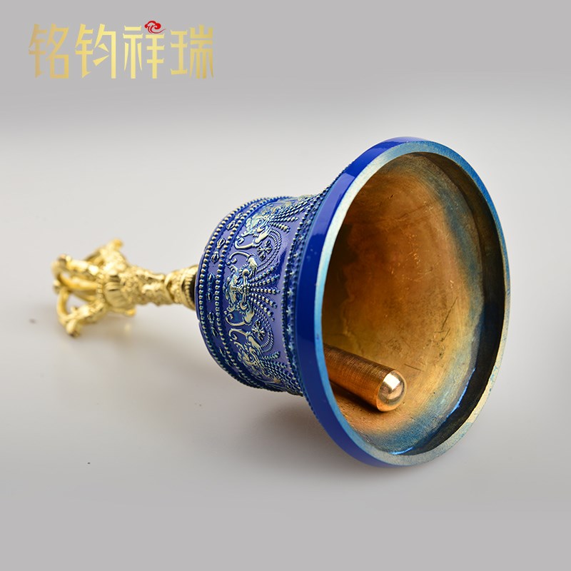 尼泊尔手工金刚铃杵法器金藏家用修行藏式用具刚铃金刚杵五钴九钴