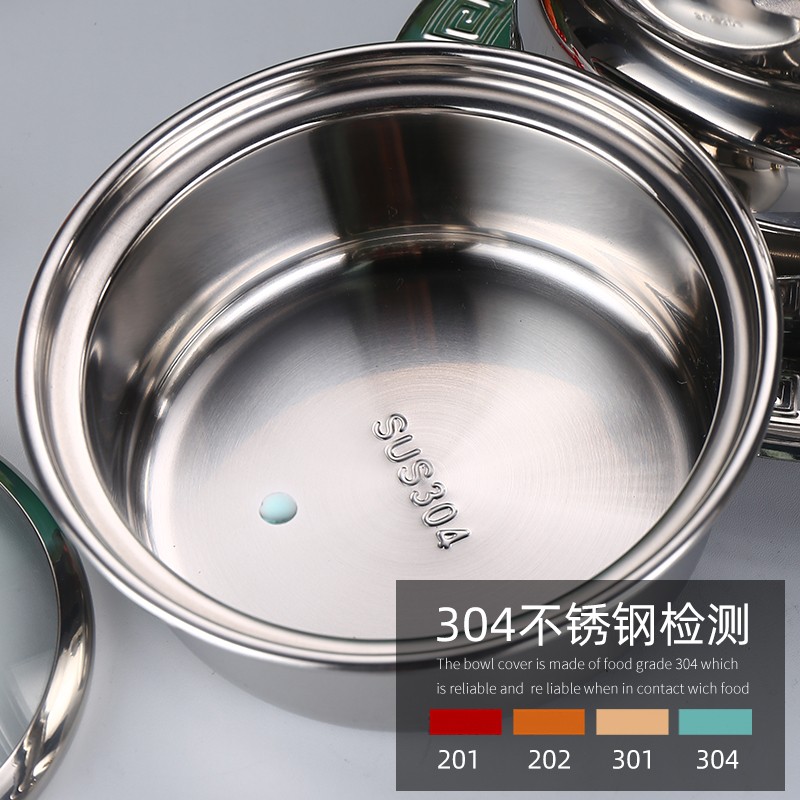 304不锈钢酒精炉小火锅豆捞一人一锅自助涮锅液体商用单人火锅炉