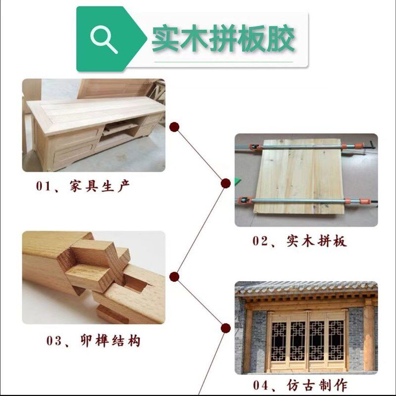 白乳胶大桶手工乳白胶强力木胶粘家具木工胶水木头胶白胶实木专用