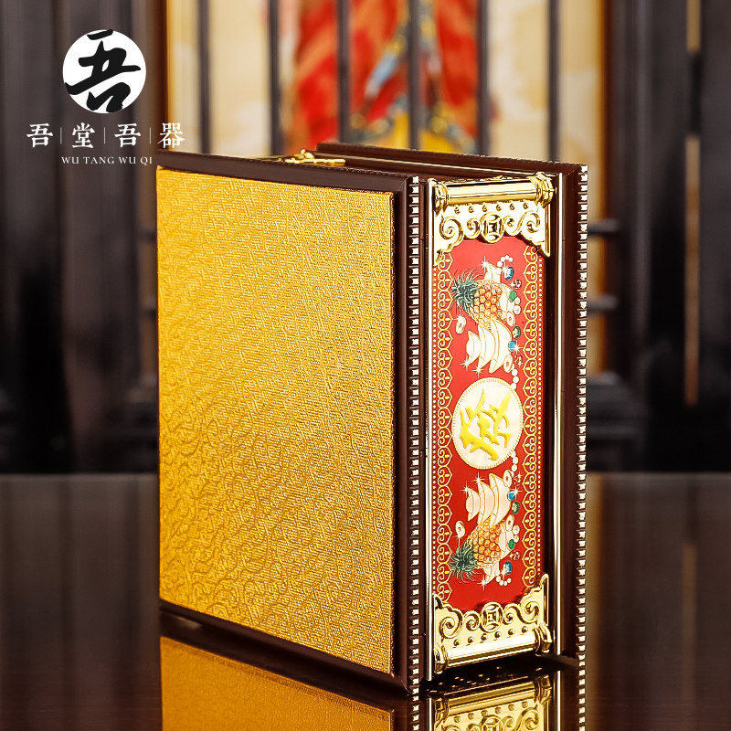 一路发财合金木质财神垫底座 家用观音菩萨神像佛像坐台加高垫高