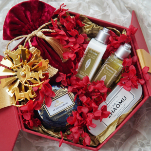 朝暮欧舒丹礼盒voluspa香薰圣诞礼物结婚订婚闺蜜生日伴娘伴手礼