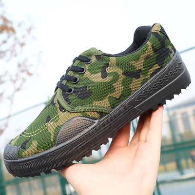 3537解放鞋黑色工作帆布保安鞋