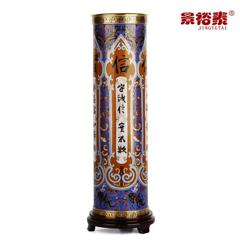 景泰蓝摆件花瓶北京特色工艺品礼物商务办公室装饰品外事礼物礼品