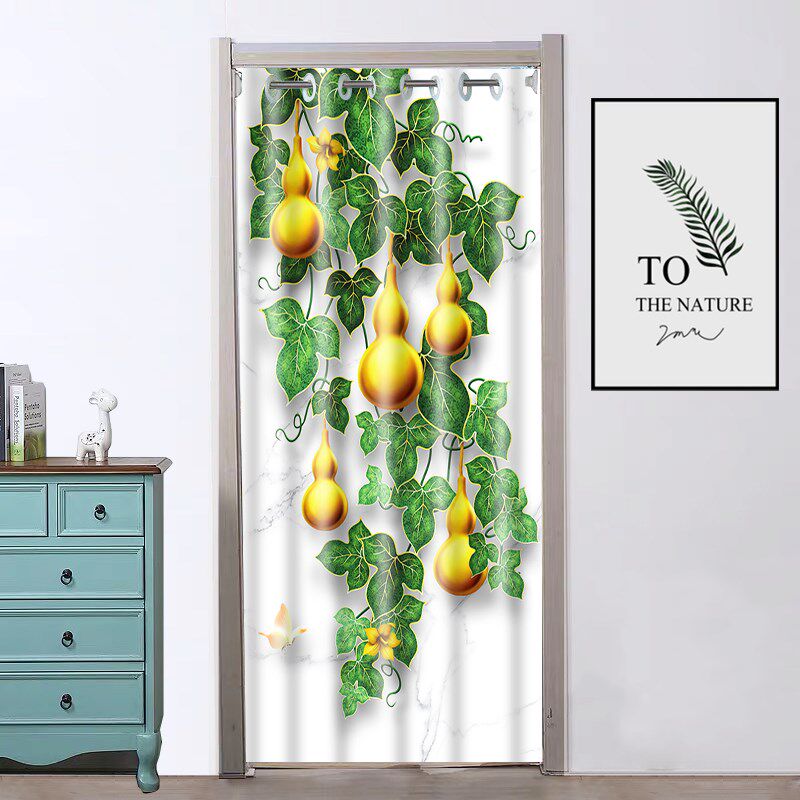 空调门帘隔断帘防冷气家用免打孔挡风隔热卧室卫生间厨房遮挡帘子