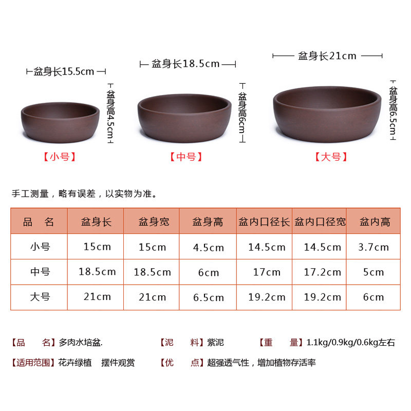 多肉植物花盆紫砂盆绿植陶瓷个性简约创意大小包邮水培绿萝