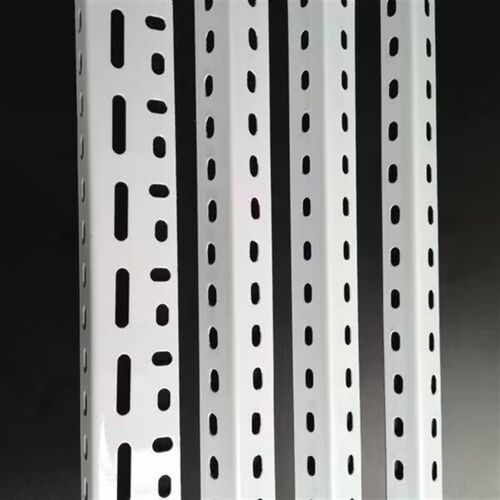 万能角铁自由组装地下室角钢条架子带有孔型材可订仓储三角铁铁架