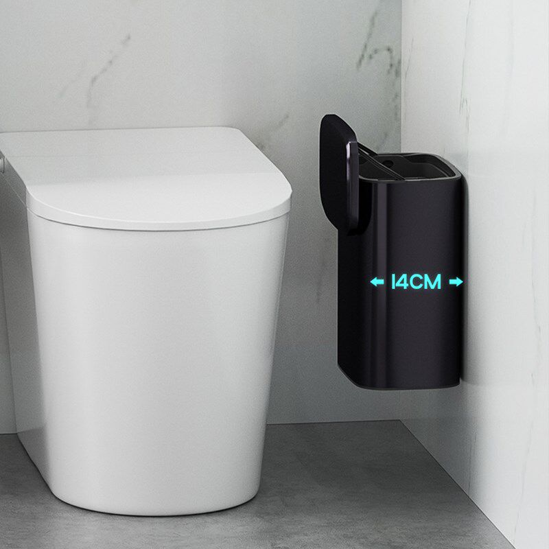 厨房垃圾桶壁挂式家用不锈钢收纳桶桌面带盖小号厕所卫生间防水