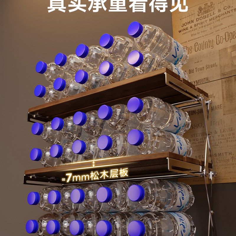 实木杯架桌面水杯架子茶杯咖啡杯户外折叠收纳整理架餐边柜置物架