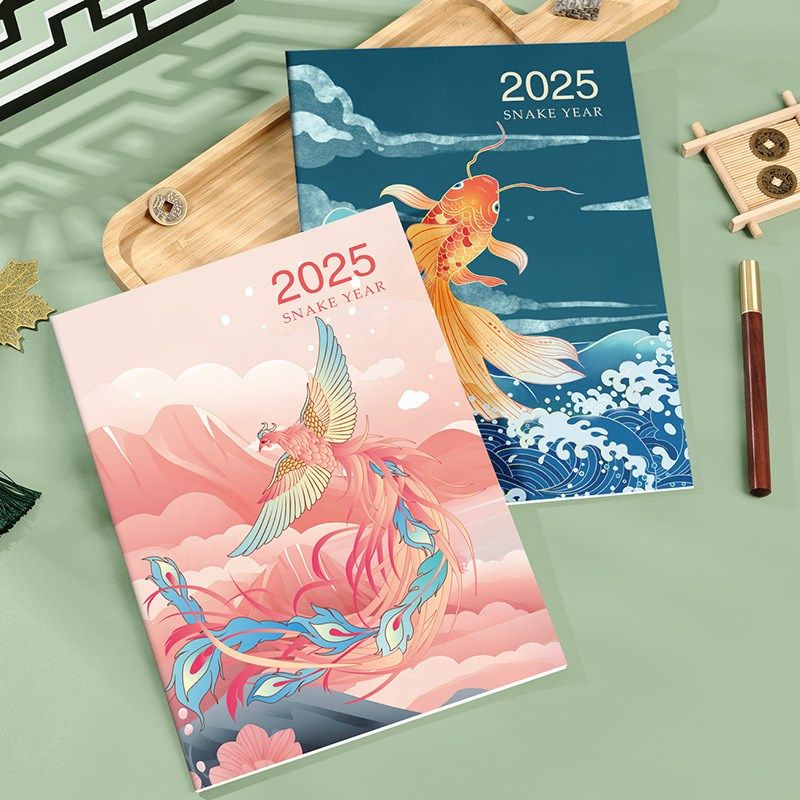 新款工作小秘书2025年日历本月计划本打卡自律本A4记事本日程本子