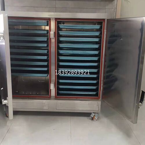 双门电蒸饭车食堂商用24盘蒸车全自动蒸米饭蒸馒头宇王蒸饭车