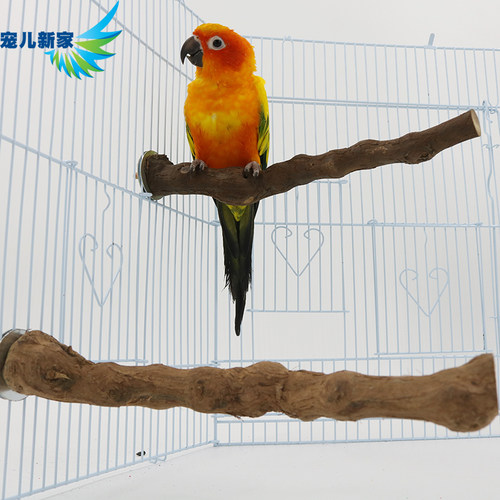 宠儿新家天然树藤 葡萄藤 磨爪 站杠 栖木 鸟站棍 鸟笼配件栖息木