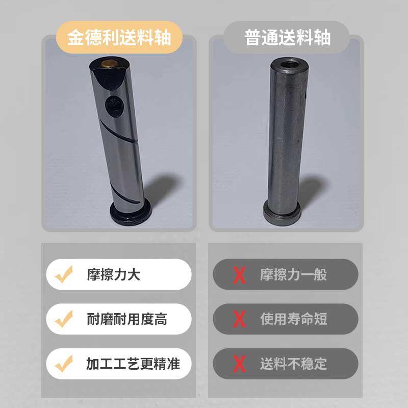 金德利原厂801削皮机送料轴轮轴芯铲皮机送料轴片皮机配件砂轮芯