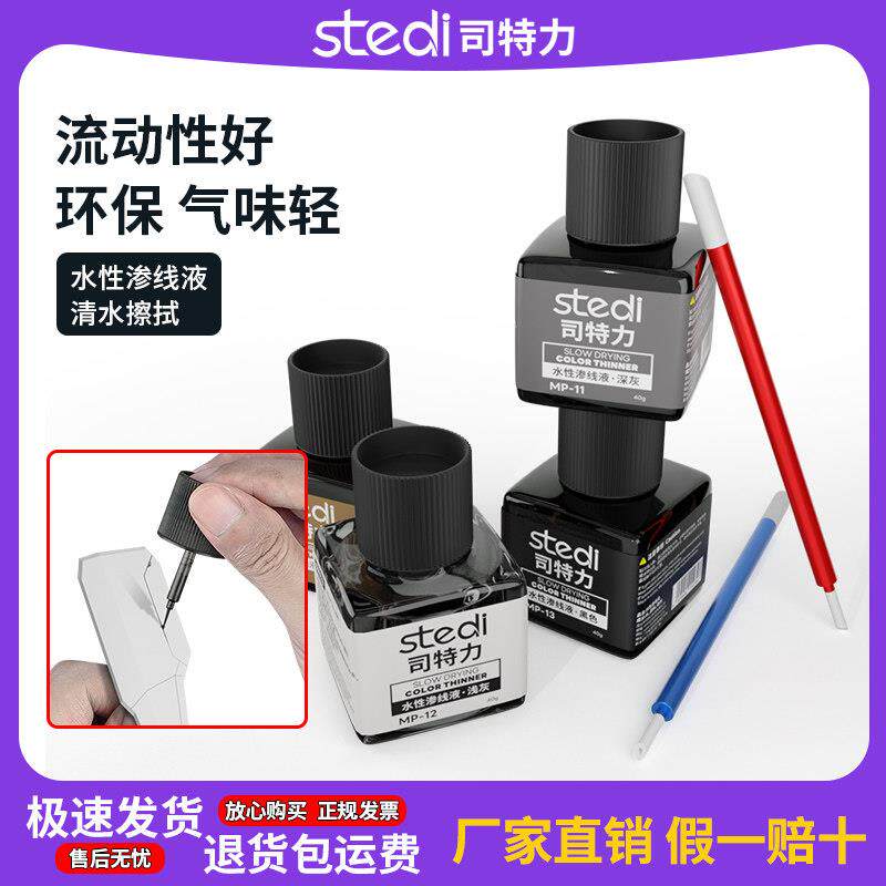 司特力水性渗线 线液高达模型专用渗线 线军事军模旧化制作勾线
