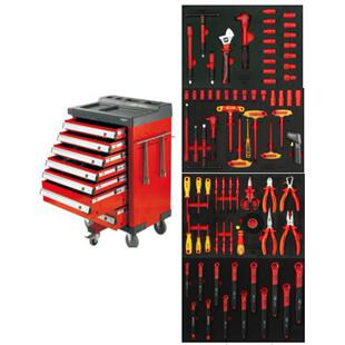 新能源工具车解决方案 高压绝缘工具套装 耐压绝缘套装 1000V 94件